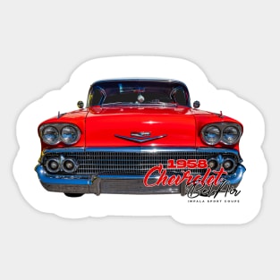 1958 Chevrolet Bel Air Impala Sport Coupe Sticker